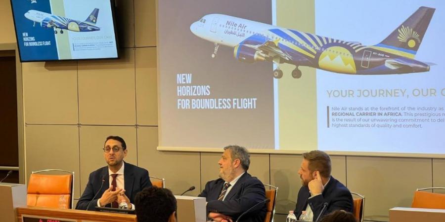 بالبلدي : Nile
      Air
      sponsored
      the
      international
      business
      conference,
      “Egypt:
      A
      Strategic
      Hub
      for
      Italian
      Business,”
      held
      in
      Milan,
      Italy