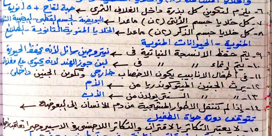بالبلدي : (4
      ورقات)|
      مراجعة
      ليلة
      امتحان
      أحياء
      تالته
      ثانوي
      ازهر
      2026
      علمي