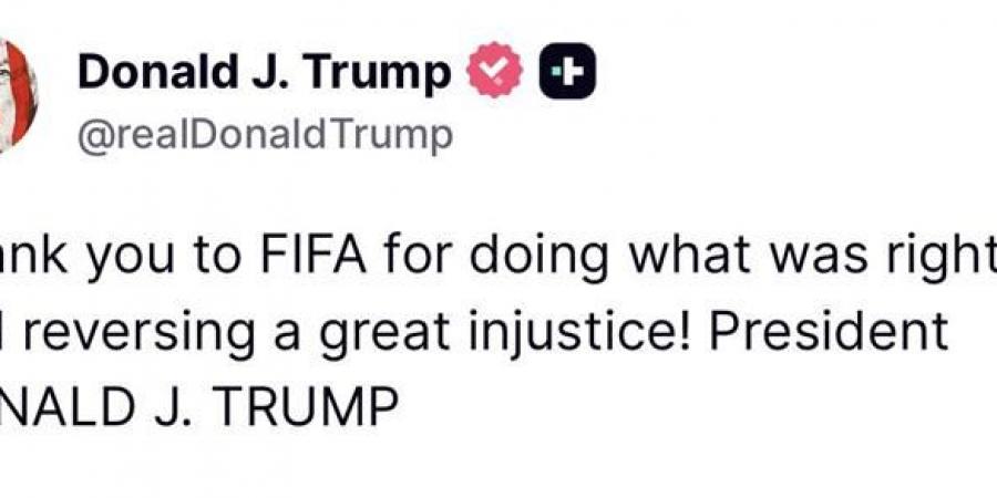 بالبلدي : أول
      تعليق
      من
      ترامب
      بعد
      إلغاء
      البطاقة
      الحمراء
      للاعب
      أمريكا
      في
      كأس
      العالم