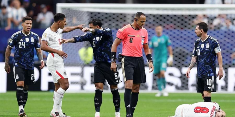 بالبلدي : كلمات
      بيلينجهام
      لحكم
      مباراة
      الأرجنتين
      وإنجلترا
      بعد
      الخسارة
      الدرامية