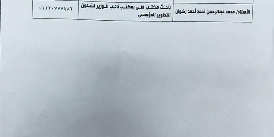 بالبلدي : عاجل|
      «التعليم
      والاتصالات»
      تُطلقان
      برنامج
      Oracle
      NextGen
      Egypt
      لتطوير
      مهارات
      المعلمين